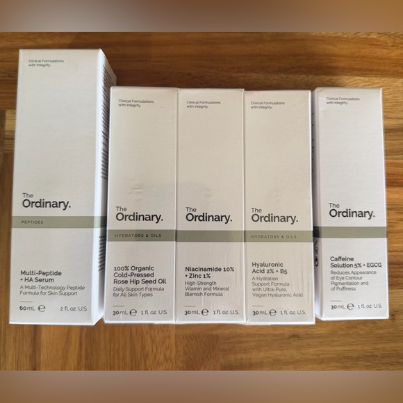 🆕 THE ORDINARY 5 PIECE SKINCARE SERUM SET OF 5 - SEALED